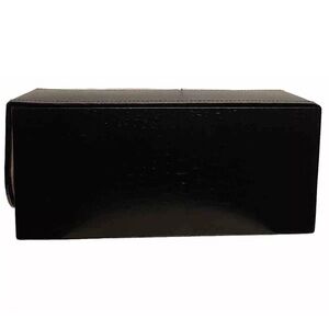 Stylish Faux Leather And Velvet Magnetic Jewelry Organizer/ Case 60’s VTG